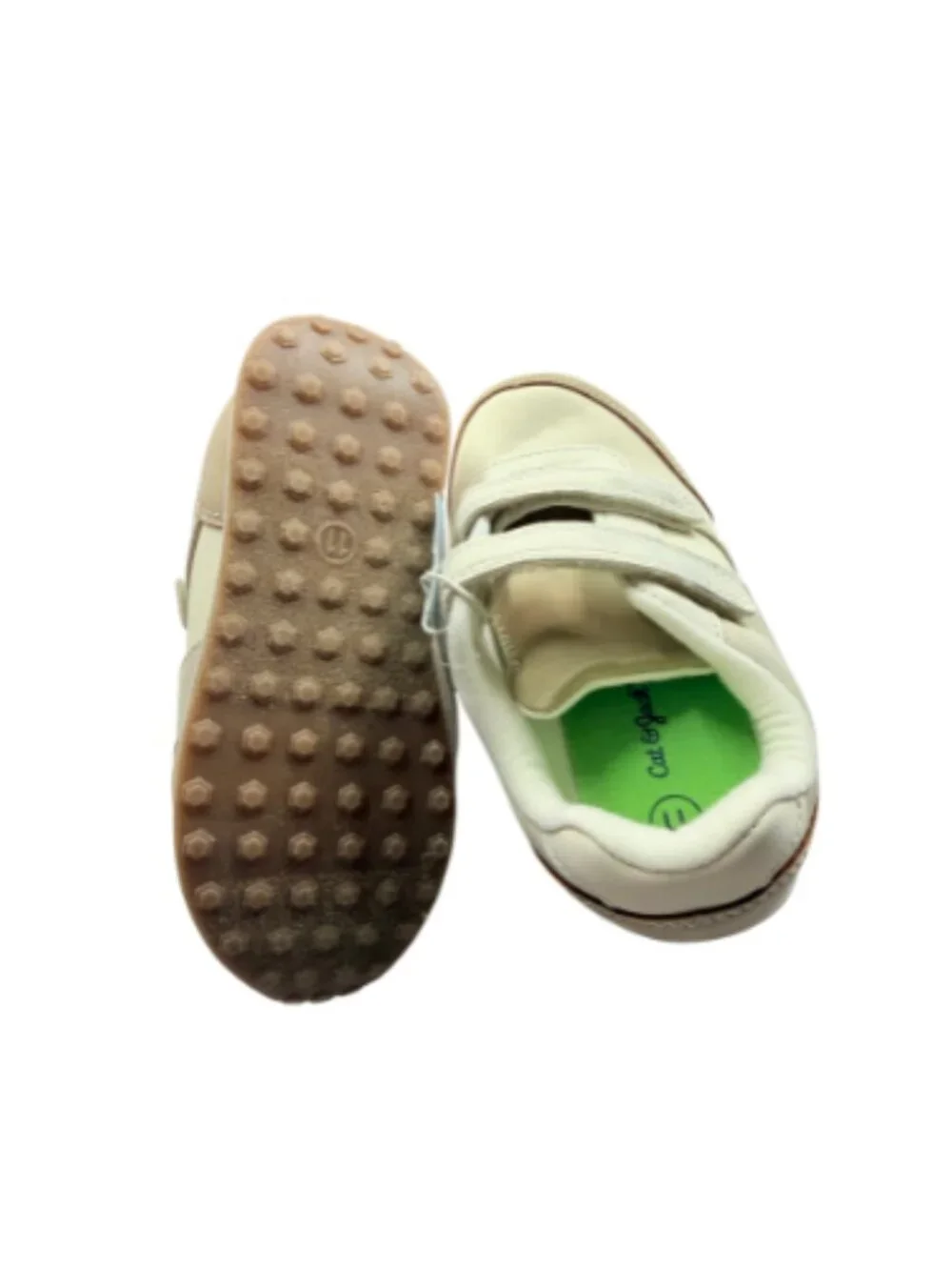 Cat & Jack Charlie Toddler Retro Sneakers Tan Hook & Loop Casual Shoes Size 11T